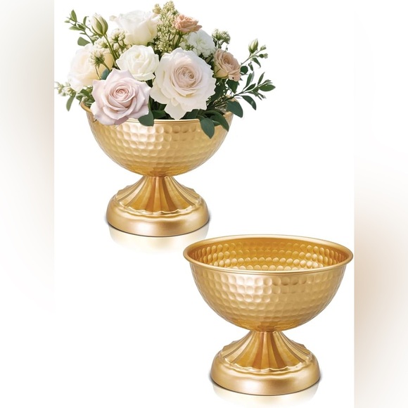 Other - Hammered Gold Vases for Centerpieces